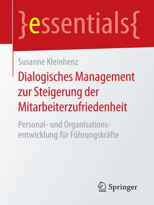 cover image of Dialogisches Management zur Steigerung der Mitarbeiterzufriedenheit